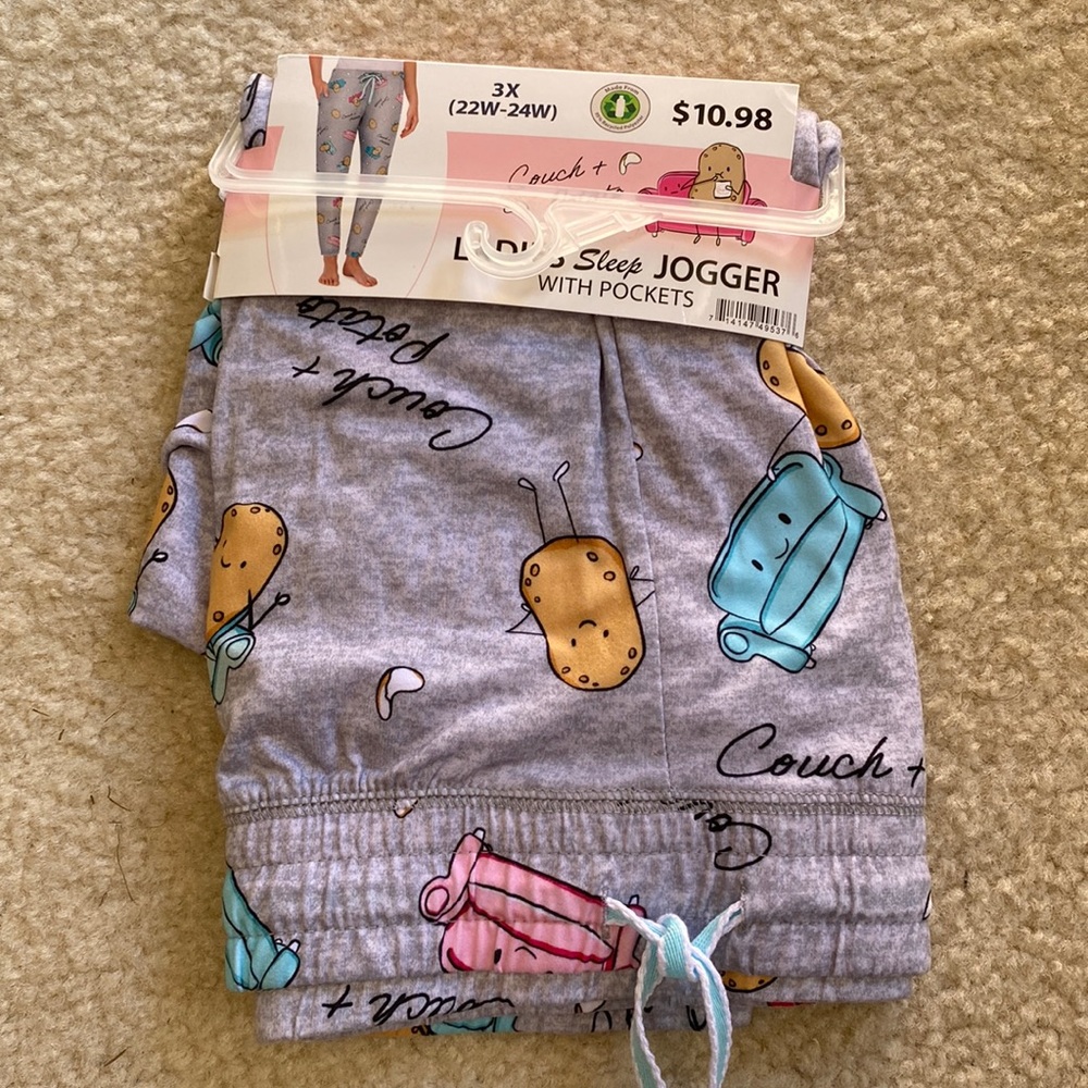 Ladies Sleep Jogger with pockets 💰